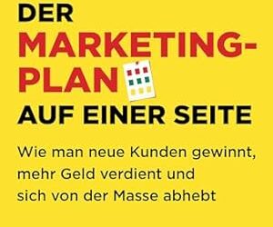 Der Marketingplan auf einer Seite